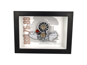 Motor 930 Schnittmodell Porsche Art - Box gerahmt Maßstab 1:4 - BFEN93075