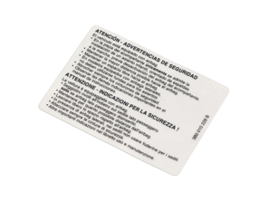 Sticker airbag waring sign. Porsche 955 Cayenne - 95570143020