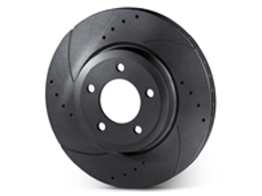 Gebohrte und geschlitzte Bremsscheibe hinten. Porsche Cayenne 955 / 957 / 958 - 7L6615601D, 7L6615601J, 7L8615601C, 95535240130, 95535240131, 95535240100