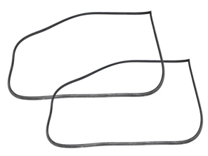 Joints de porte en caoutchouc, lot de 2. Porsche 912 / 911 / 964 / 993 Coupé - 91153109503, 91153109502, 91153109501, 91153109500, 96453109600, 96453109500 - URO-004175