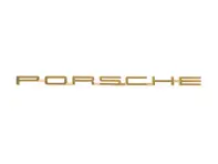 PORSCHE logo, Gold. Porsche 911 65-67 - 90155930120