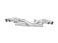 Sportauspuff Gerades Rohr Porsche 992 Carrera und Turbo mit Serienauspuffanlage - TSPO992C19.000.AT