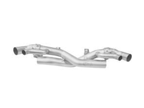 Sportauspuff Gerades Rohr Porsche 992 Carrera und Turbo mit Serienauspuffanlage - TSPO992C19.000.AT