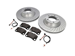 Disque de frein arrière 350 mm et plaquettes de frein. Porsche 997 GT3 2010>> - 99735240698, 99735240598