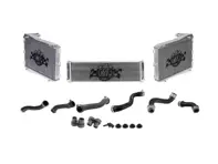 Aluminium-Kühler für Kühlwasser und Schläuche, 3er-Set. Porsche 997.1 GT3 - 99710613102, 99710613103, 99710613202, 99710613203, 99610603773, 99610603775 - 7047, 7048, 7053