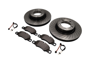 Bremsbeläge und Bremsscheibenpaket VORNE Porsche 997 3.6L C2 - 99735140101, 99735140201, 99735193806, 99761276902