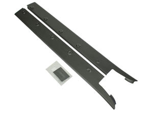 Seitensplitter-Kit aus Kohlefaser. Porsche 987 Cayman
