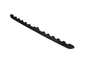 Spoiler For Front Bumper, Satin Black. Porsche 997.1 Carrera MKI 2005-08 - 9975055570001C