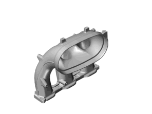 Distributore dell'aria aspirata. Porsche 982C Cayman 4.0L / 982 Boxster 4.0L - 0PB129713C
