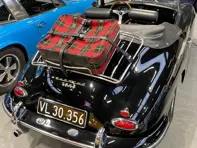 Jeu de sangles en cuir pour porte-bagages. Porsche356/356A/356B/356C - 64480195302 - 1601650110, 1601650210