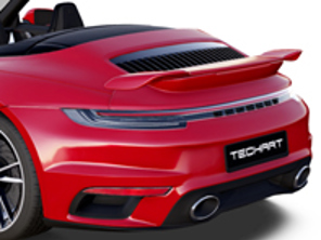 Becquet arrière en fibre de carbone TechArt type I. Porsche 992 turbo cabriolet - 092.121.881.009, 092.121.881.009G, 092.121.881.009M
