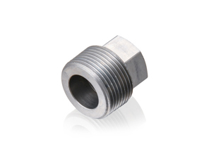 Hexagon head screw plug without magnet – silver galvanised. Porsche 356 - 51920115