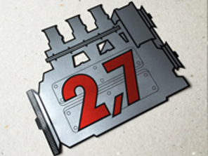 Heckscheibenaufkleber 2.7L Motor für Porsche 911 - 91170110200