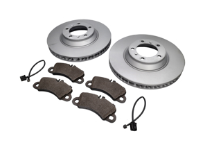 Pastillas de Freno DELANTERO y Paquete de Disco de Freno. Porsche Cayenne 9YA Tamaño del disco 350 mm x 34 mm - 9Y0615301, 9Y0615302, 9Y0698151T, 9Y0907253E