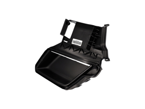 Cadre de conduit d'air de pare-chocs arrière, noir mat. Porsche 992.1 Carrera 2018-24 avec pack Sport Design - 992807605BOK1, 992807009AOK1, 992807606BOK1, 992807010AOK1