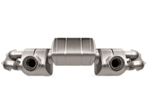 Terminale di Scarico Akrapovic Slip-On Race Line Titanio per Porsche 718 Cayman GT4 / Spyder - OPF/GPF 02/2020>> - 982251053F, 982251053H, 982251053K