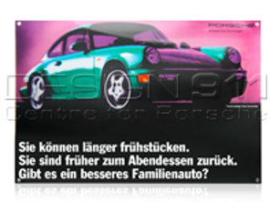 Emailleschild Porsche Classic 964 - PCG00096410