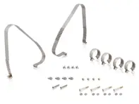 排气消声器安装套件。适用于保时捷 993 C2 / C4 1994-98 年款 - PCG99311100, 99902512501, 90006736201, 90007425202, 99311111907, 92811142700, 99908405202, 90007537401