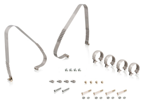 Montageset voor uitlaatdemper. Porsche 993 C2 / C4 1994-98 - PCG99311100, 99902512501, 90006736201, 90007425202, 99311111907, 92811142700, 99908405202, 90007537401