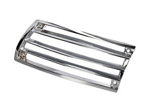 Horn Grille - Chrome metal Porsche 911 / 912 1965-66 (4 screw hole version) - 90155943121, 90155943221, 90155943123, 90155943223, PCG55943123, PCG55943223