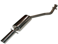 Uitlaatdemper / Demper Achterbak. Porsche 924S / 944 - 92.440S, 92440S, 1620606000, 94411108301, 1620606006