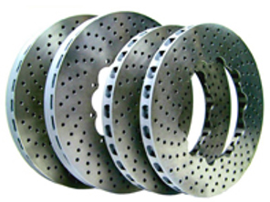 Di ricambio per dischi freno CERAMIC FORATI per Porsche 991 Turbo S MKI 560BHP - 212012170, 212012160, 212012150