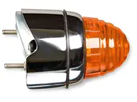 Clignotant avant, Jaune. Porsche 356 B-T6 / 356 C - 64463140206, 64463140206