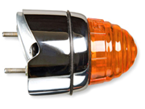 Indicatore di direzione anteriore, Giallo. Porsche 356 B-T6 / 356 C - 64463140206, 64463140206
