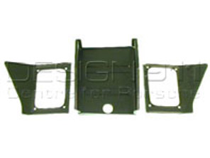 Batteriekastenrückwand (3 Stück). Porsche 356B T5 (1960-61) - 64450103200, PP114B, P114B