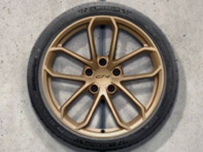 20' 718 Cayman GT4 Set of wheels, in Aurum. Original Porsche - 98204460302