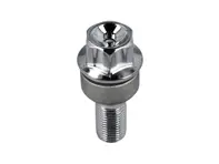 Wheel bolt chrome-plated standard size. Porsche 996 / Boxster / 997 / Cayman / Boxster / 991 / 992 / Macan / Panamera - 99736120301, 99736120302, 9973612031, 19656, 46652, 99636120300, 99636120301, 99636120302, 38919656 - OP-UWB10036-1, S4-7-14-50-30-19, V1415KU30V