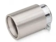 Embellecedor de tubo de escape en titanio cepillado. Porsche 718 Boxster y Cayman 2.0ltr/2.5ltr