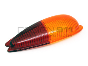 Blinkerglas hinten Rot/Gelb. Porsche 356 - 64463142110, 64463142210 - 9810004, 9810005, 1695350180, 1695350170