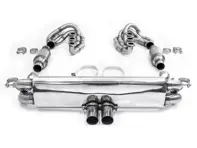 Sistema di scarico sportivo CARGRAPHIC GT retroattivo con collettore ID42 GT, senza riscaldamento, senza valvole, look GT3. Porsche 964 Carrera 2/4/RS - 96411104504, 96411104605, 96411104502, 96421103905, 96421103932, 96421104004