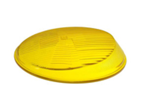 Headlamp yellow glass H4. Porsche 911 / 964 LHD - 91163192702
