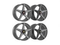 Jantes en alliage léger à cinq branches, verrouillage central, de Ninemeister. Porsche 992 GTS / 992 Turbo - wheels, 9M992GTST5S, 9M992GT3T5S, 9M992GT3RS5S