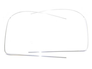 Moulure de lunette avant chromée. Porsche911 - 90154191120, 90154191220