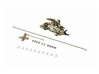Door internal lock latch set Left. Porsche 911 1972-89/ 964/ 912 - 91153105304, 91153105310, 91153105323, 91153105404, 91153105410, 91153105423, 96453105301, 96453105401, 964531053, 964531054, 911531053, 911531054, 90153105422, 90153105424, 91153105401, 91153105403, 91153105409, 91153105424 - PS5389, PS5390, 1687500170, 1687500180