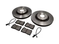 Vordere Bremsscheiben Ø: 345 mm & Bremsbeläge Paket Porsche Macan 2.0L ab 30.11.2016 - 95B615301M, 8R0698151H