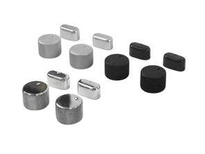 Kit pomello stile Singer per controllo clima. Porsche 964 - 94465320500, 9446532050001C, 94465320800, 9446532080001C, 9646591460001C - TK Z 57-61, TK Z 57-60, TK Z 57-59