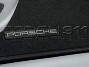 Floor mats with Nubuck edging. Porsche 95B.1 Macan 2017>> / 95B.2 Macan RHD - Right hand drive - 95B864436D, 95B864436DOS5, 95B864436DOQ3, 95B864436DOT7, 95B864436DOL7