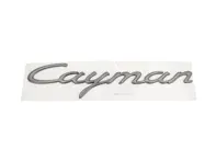 后部铭文/字母标识，CAYMAN。保时捷 987 / 987.2 Cayman - 98755923900