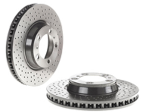 Remschijfrotor, Voor. Porsche 991.2 / 718 S / 718 GTS (OE-onderdeelnr. 9P1615301A / 9P1615302A) - 9P1615301A, 9P1615302A, 9963514XX04BRE, 99635140902, 99635140903, 99635140904, 99635140905, 99635141002, 99635141003, 99635141004, 99635141005