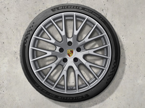 Jantes alliage 21" Panamera Exclusive Design et pneus été Porsche d'origine - 976044660H