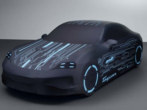 Indoor car cover with 'electric' design for Taycan Sport Turismo / Cross Turismo >>2024 - 9J104400061 - 9J104400061