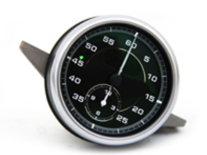Combiné d'instruments chronomètre, Matt Black / Galvano Silver. Porsche 981 Boxster / 981C Cayman - 98164130200, 98164130200DAP