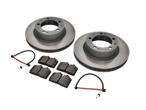 Front Brake pads and brake disc package. Porsche 944S2 3.0L 16V 1989-91 Zimmermann - 95135104103, 94461236502, 96435193903