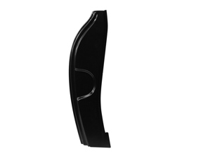 Stipite della porta (piastra adesiva a 3 fori). Porsche 356A T2 / 356B T5 - 64450204101, 64450204110, 1681900570, 1681900580, 571147, 571148, 64450204201, 64450204210, 64450204101GRV, 64450204201GRV - 1681900570, 1681900580