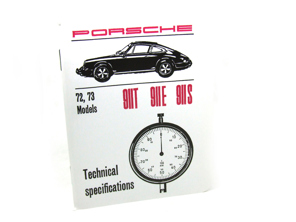 Technisches Datenbuch. Porsche 911 T/E/S 1972-73 - WKD422020