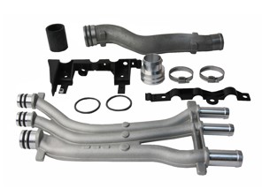 Aggiornamento del sistema di tubi di raffreddamento ad acqua. Porsche 955 Caienna 2003-06 - 948106059KIT, 847603064424, 94810604907, 99951238901, 94810624000, 94810623000, 99970737041, 94810605906, 94810625900, 94810626900, 94810627900, 94810601603